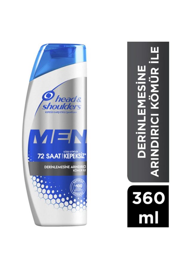 Head&Shoulders-360 ml Men's Shampoo - Deeply Purifying, Anti-Dandruff Effective 1