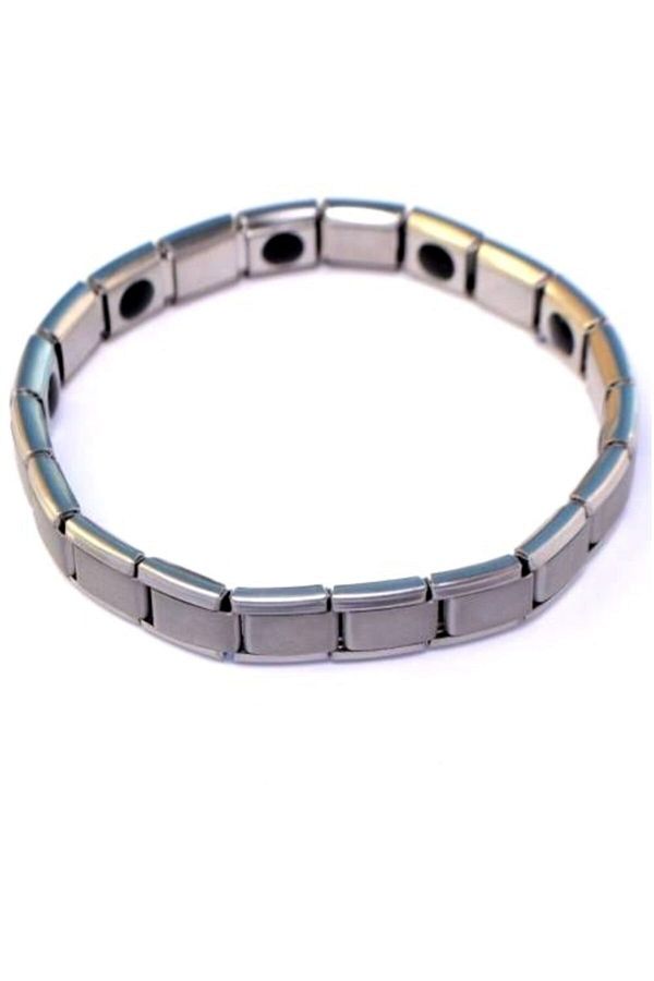 Market66 Germanium Anti Stress Flexible Balance Bracelet Never Stainless Steel Metal Italian Charm Bracelet Trendyol