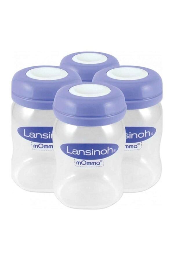 LANSINOH Süt Saklama Şişesi 4 Lü