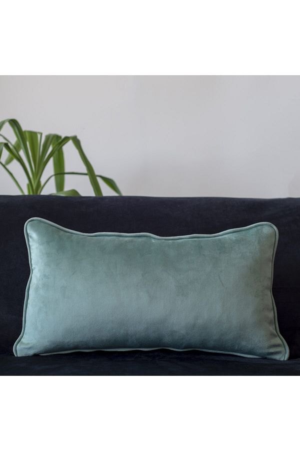 Fabricland Imported Silk Velvet Mint Green Throw Pillow Cover 30x50cm Trendyol