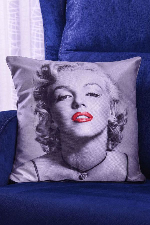 Tekstil Sepeti Decorative Throw Pillow Cover Marilyn Monroe 43x43 Cm Trendyol