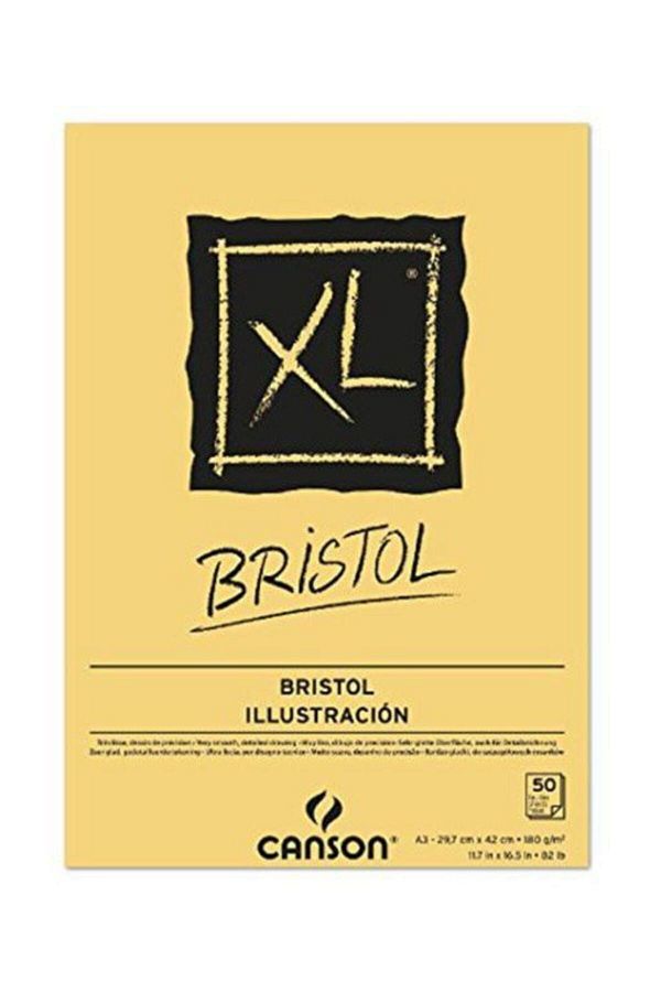 Canson-XL Bristol Drawing Notebook 180g 50 Sheets A3 1
