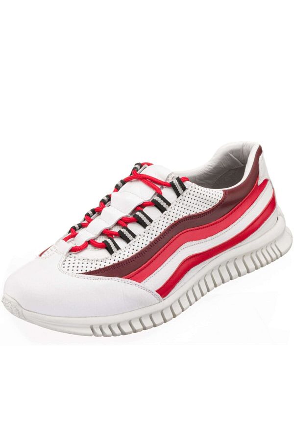 riadam Amex White Large Size Leather Comfortable Wide Fit Men s Vip Sports Foot Trendyol