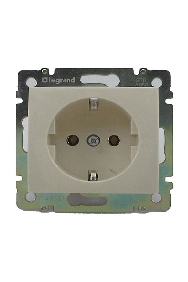 Legrand-Valena Cream-774320 - Grounded Socket Model 1