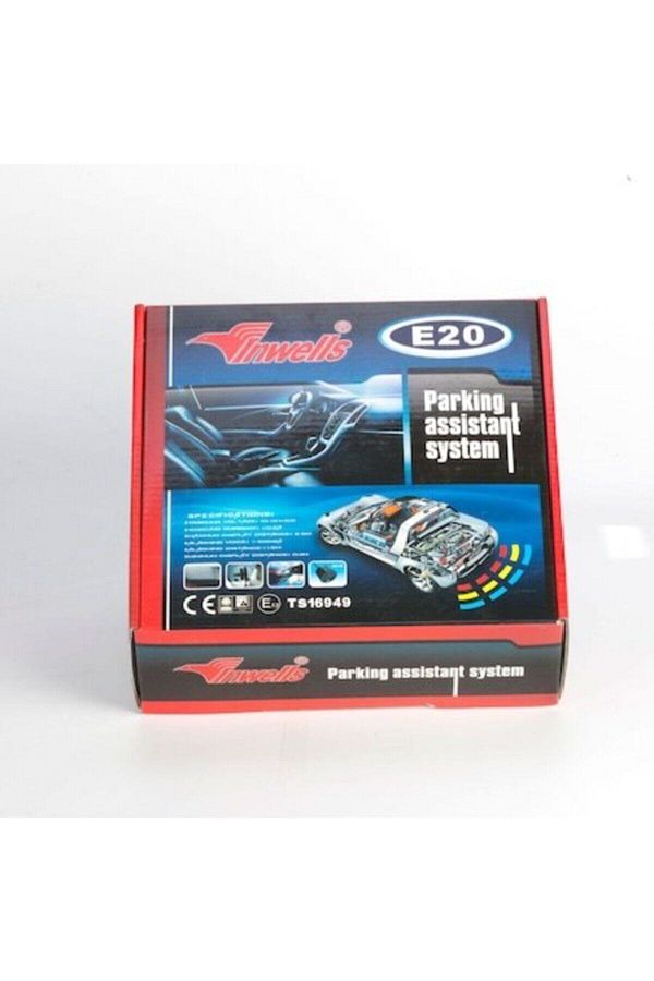 Inwells-E20 Parking Sensor Warning Sound - Black Without Screen 1