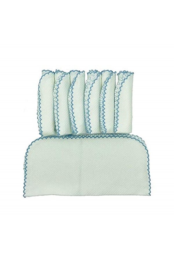 Genel Markalar Cap&more Bebek Ağız Mendili Seti (7 Li Paket), Unisex, Yumuşak Ve Ekstra Emici %100 Pamuklu-ekru