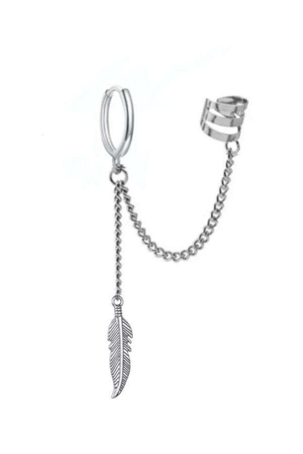 Top and bottom earrings best sale