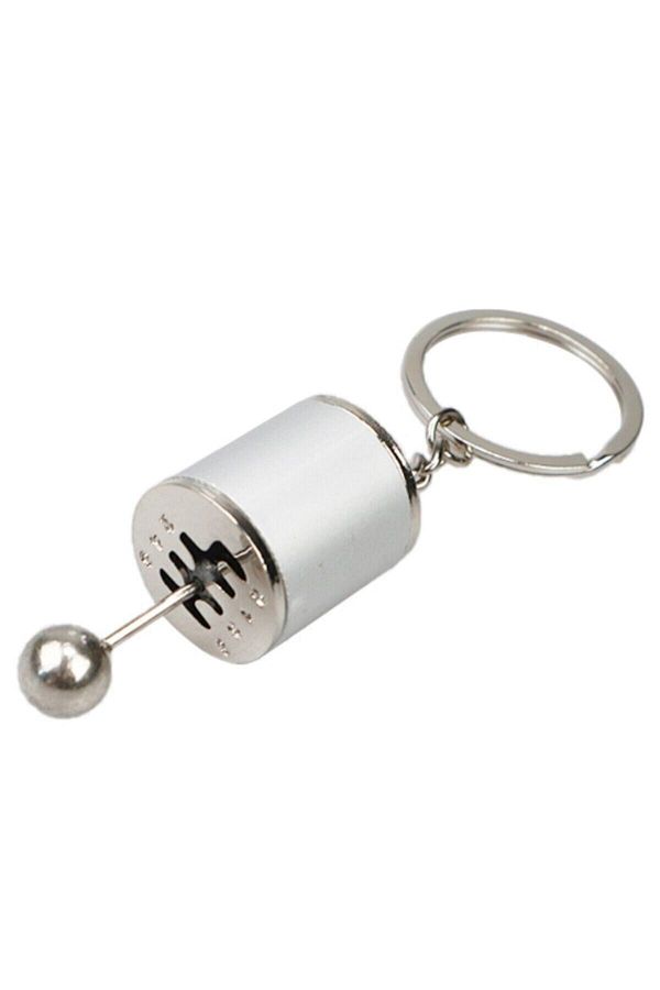 Buffer-Metal Keychain - Moving Car Shift, Manual Speed Shifter Knob 1
