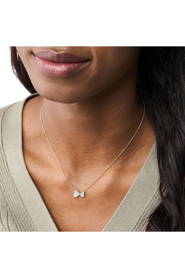 Fossil 3 heart necklace store