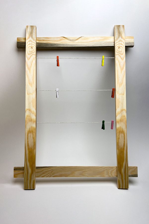 ÖZCANLAR ÇERÇEVE-Wooden Lighted Picture Frame with Clothespin and String Photo Hanger with String Frame with Clothespin 1