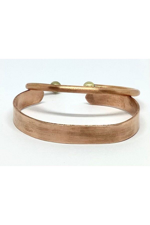 ema Plain Copper Bulk Copper Bracelet Set of 2 Trendyol