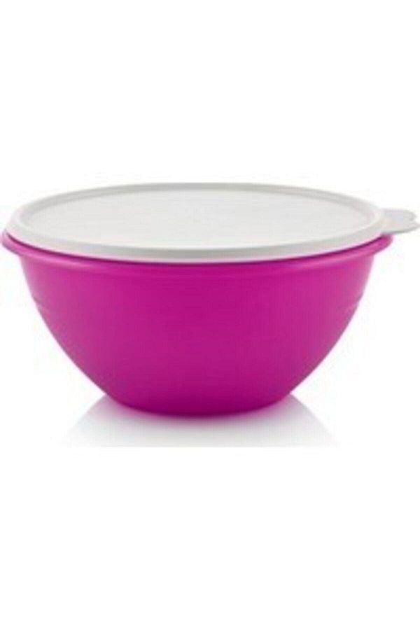 Tupperware-Pink Wonderful Container - 2.4 Lt Food Preparation and Mixing Container 1