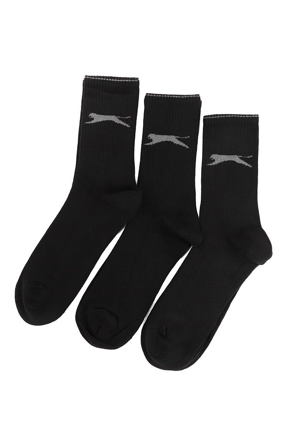 Slazenger Jago Men s Sports Socks 40 44 Black Color Set of 3