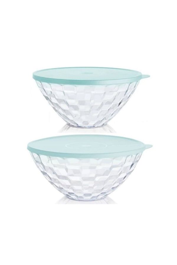Tupperware-Diamond Serving 2-Piece Storage Container 2lt-3.5lt Hsgl 1