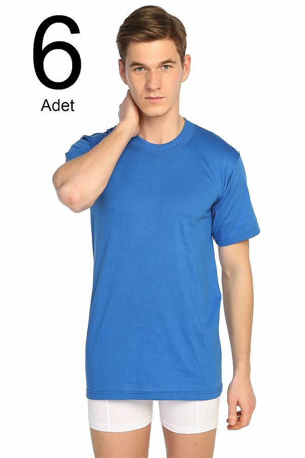 Seher-Pack of 6 0-Neck Men's Undershirt 1