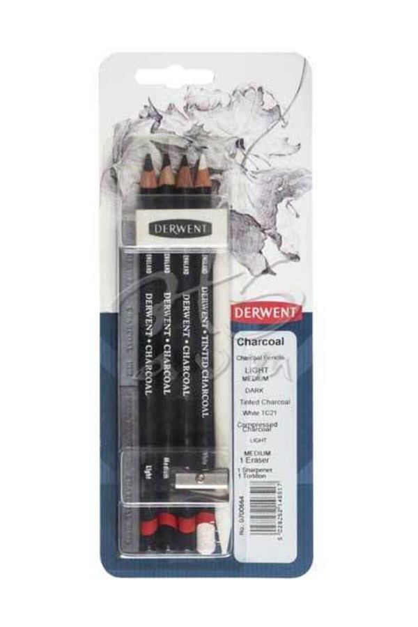 Derwent-Charcoal Drawing Pen Set of 9 1