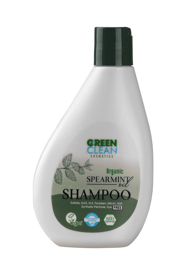 Green Clean-275ml Organic Mint Oil Shampoo 1