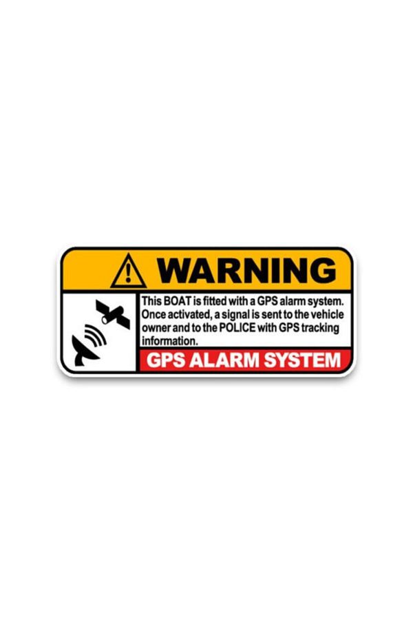 TSC-4 Pieces Gps Tracing Tracking Tag Warning Paste 10cm Md12 1