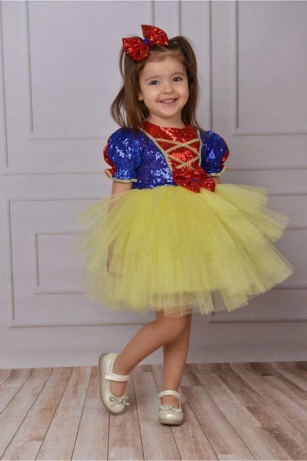 Delfini kids Snow White Birthday Girl s Dress Trendyol