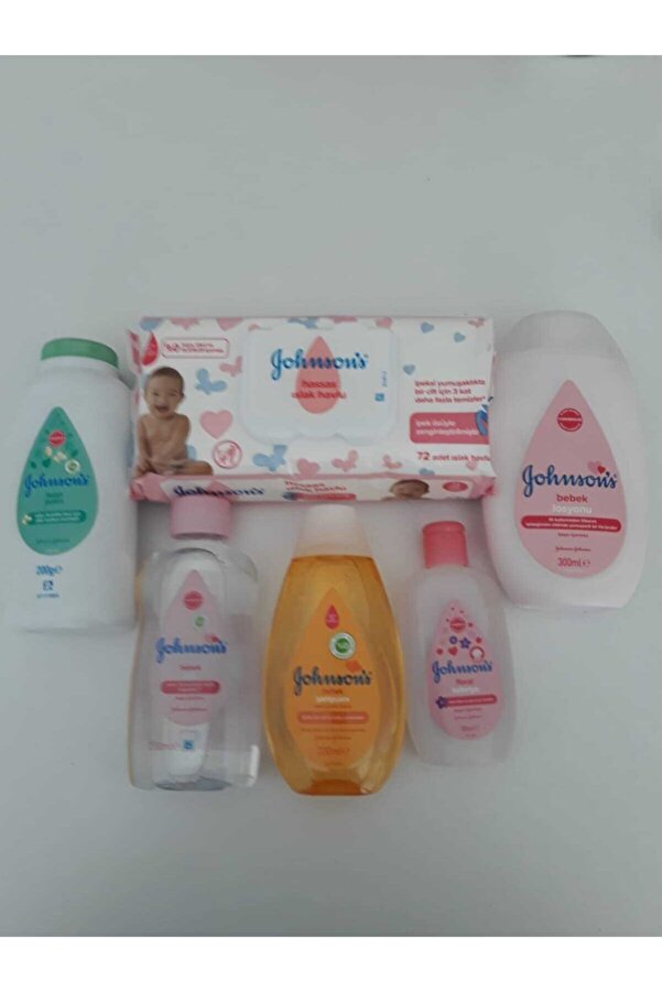 Johnson's Baby Baby Özel Bebe Seti 6 Lı (şampuan +yağ +pudra 200 Ml +kolonya 100 Ml +sabun 100 Gr+72 Li Mendil)