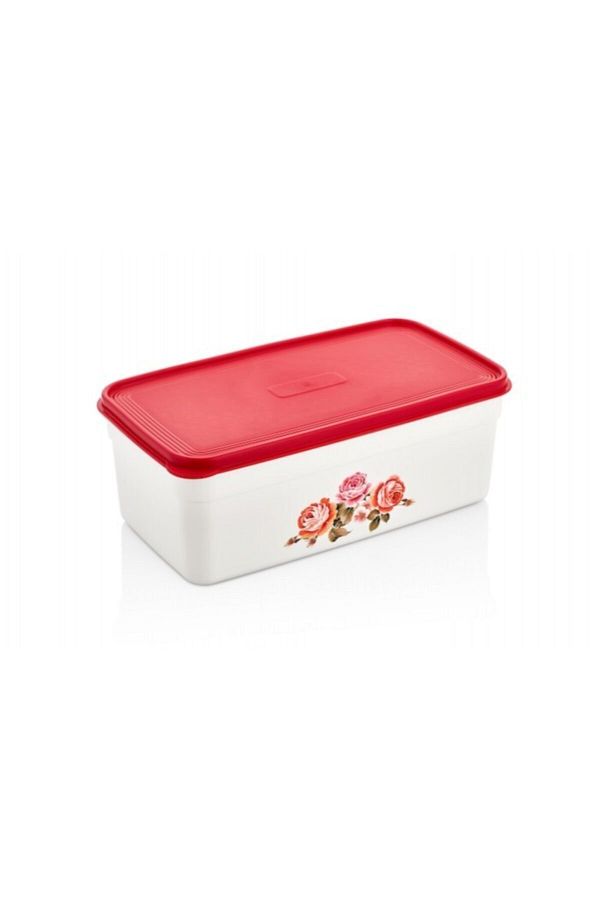 Cosiness-Patterned Rectangular Storage Container 2.5 Lt 1