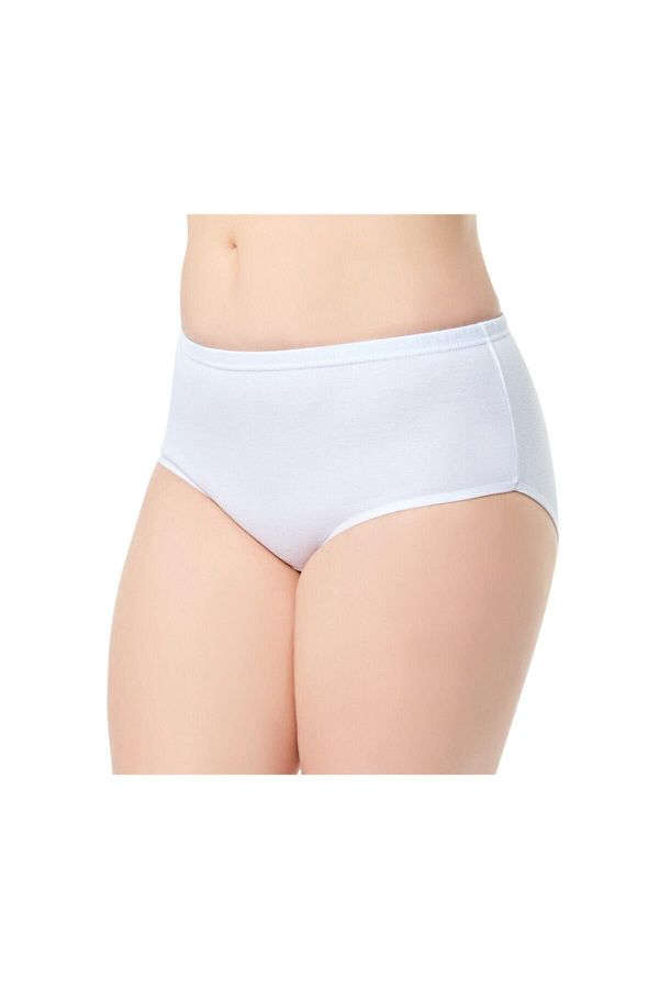 Tutku-Women's White High Waist Panties 4 Pack New Season 1