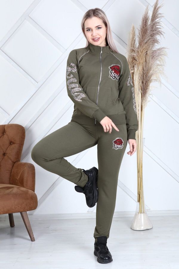 Khaki tracksuit womens online