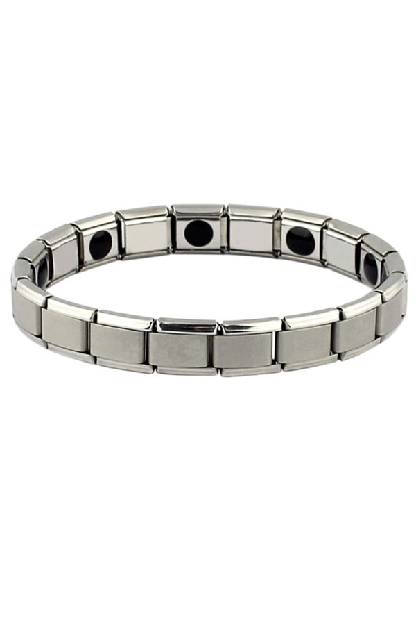 Market66 Germanium Anti Stress Flexible Balance Bracelet Never Stainless Steel Metal Italian Charm Bracelet Trendyol