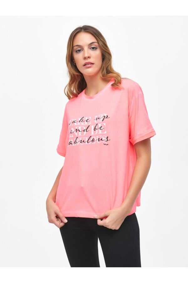 Ltb-Women's PINK T-SHIRT 011208005360890000 1