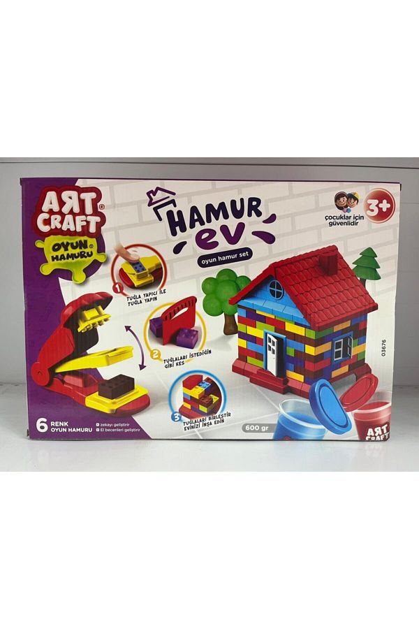 Dede Oyuncak Art Craft Play Dough House Set Trendyol