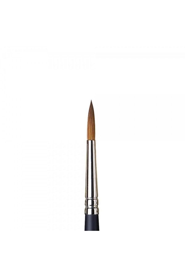 Winsor Newton-Winsor & Newton Professional Kolinsky Short Handle Sable Round Brush No:6 1
