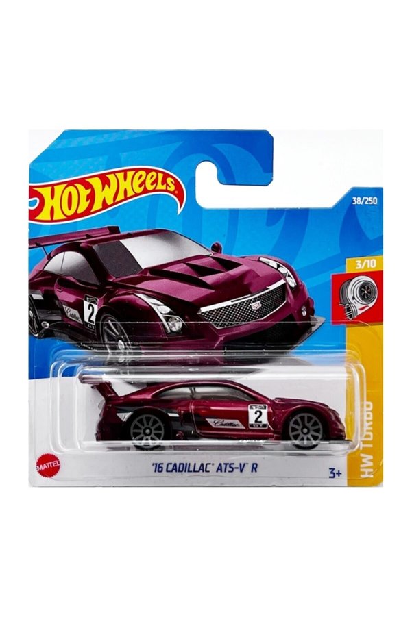 HOT WHEELS 16 Cadillac Ats-V R Die Cast Hotwheels Diecast Cadillac Ats V R Claret Red