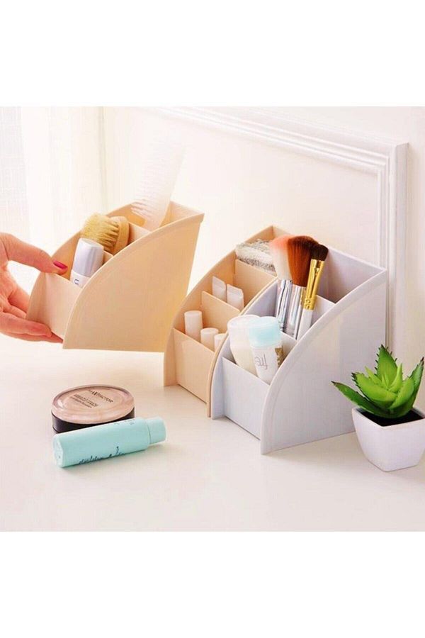 5DM-Desktop Multi-Purpose 3 Compartment Organizer Organizer Apparatus 1