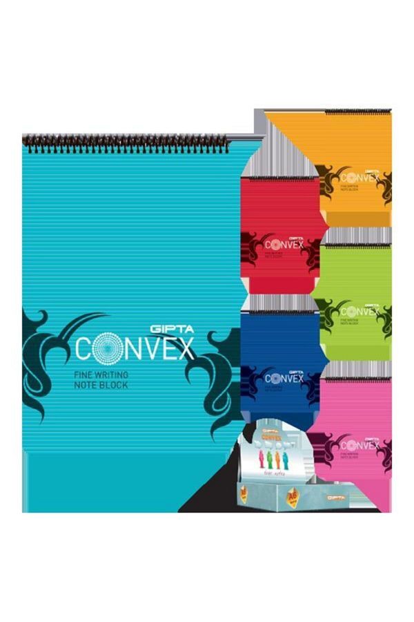 Gıpta-- 100 Sheets A4 Convex Ruled Notebook Vertical Spiral 1