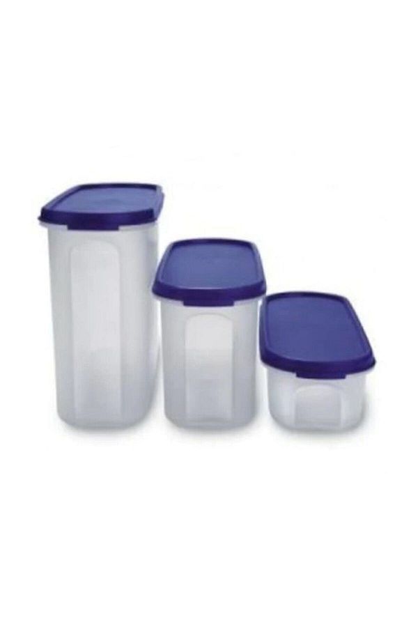 Tupperware-Oval Set of 3 Pulses Storage Container 1