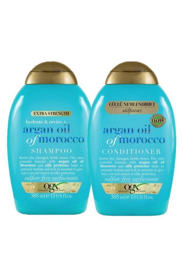 OGX-Organix Argan Dead Morocco - Shampoo and Conditioner 385 Ml 1