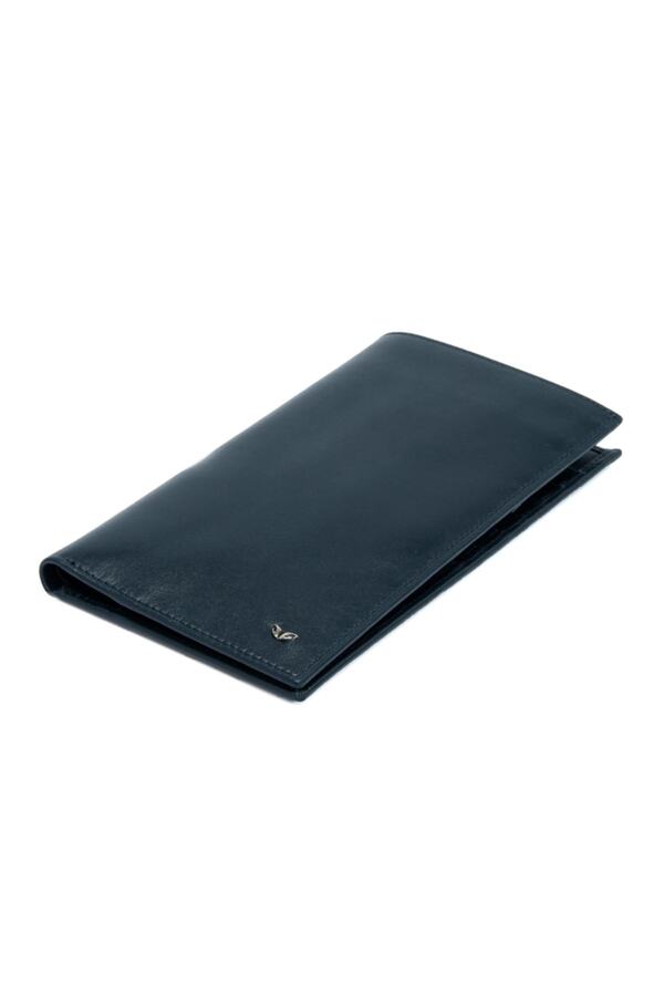 Tergan-Navy Blue Leather Men's Wallet 01293h86 1