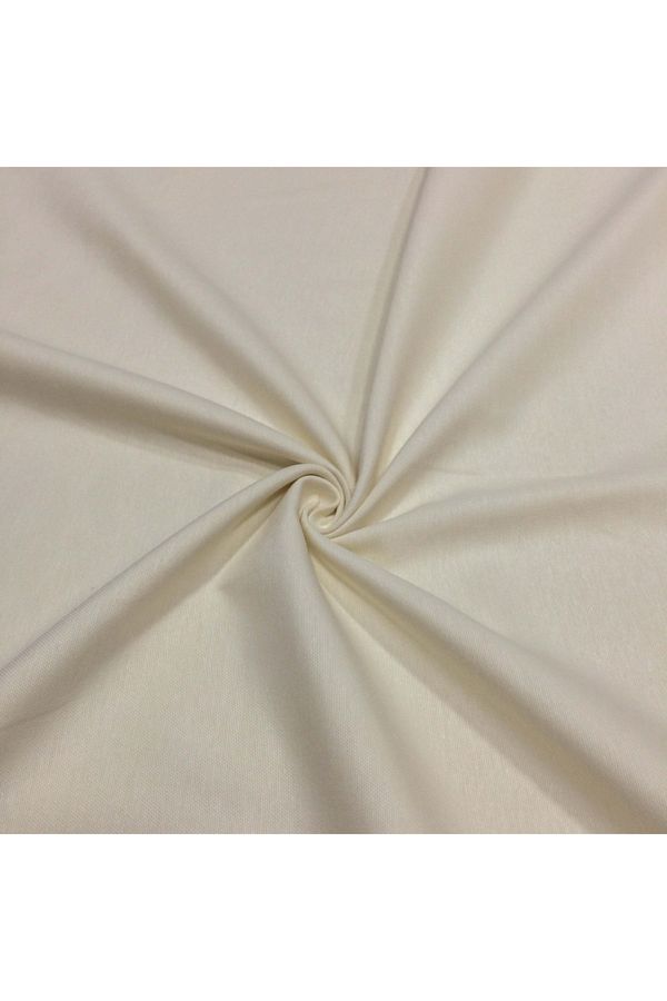 Premier-Plain Color Duck Linen Fabric Cream (width:180cm) 1