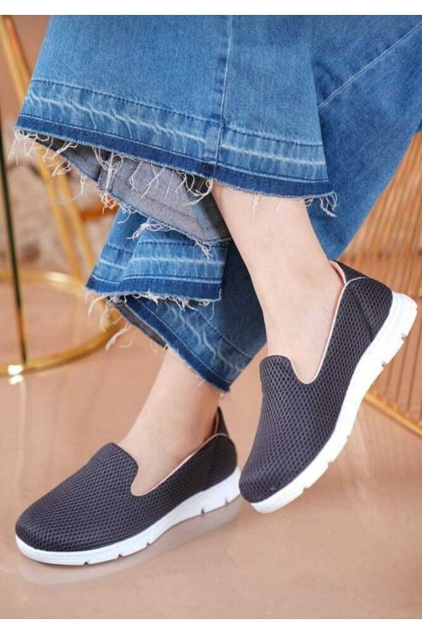 Ms Gray Light Sole Sports Ballerina Shoes Trendyol