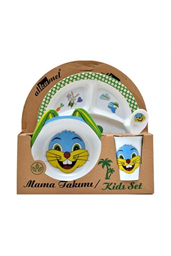 Veletto Marka: Mama Yediren Tavşan Figürlü Melamin Bebek Mama 4lü Set Kategori: Bebek Bakım Seti