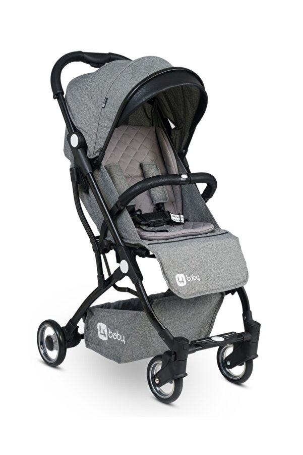 4 Baby Ab380 Drone Siyah Kabin Bebek Arabası Gri