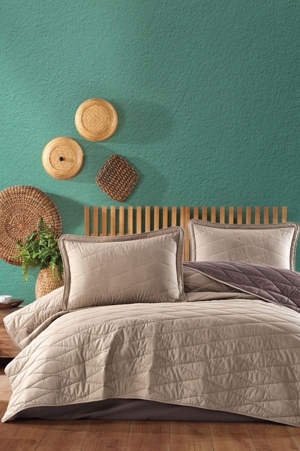 Clasy-100% Cotton Single Bedspread Set 1