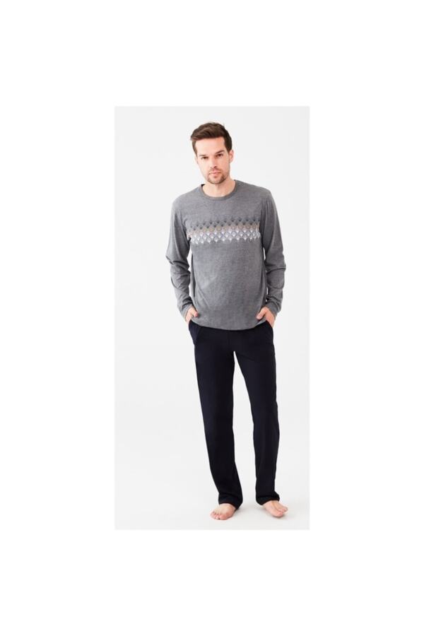 Mod Collection-Men's Anthracite Pajama Set 1