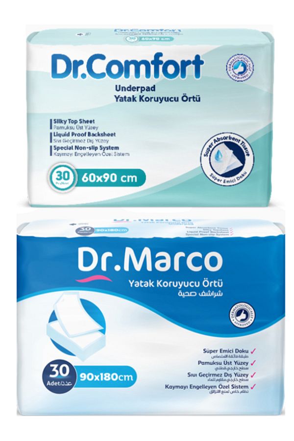 Puremed Dr fort 60x90cm 1 Pack of 30 Patient Diaper Mattress Protector Cover Trendyol