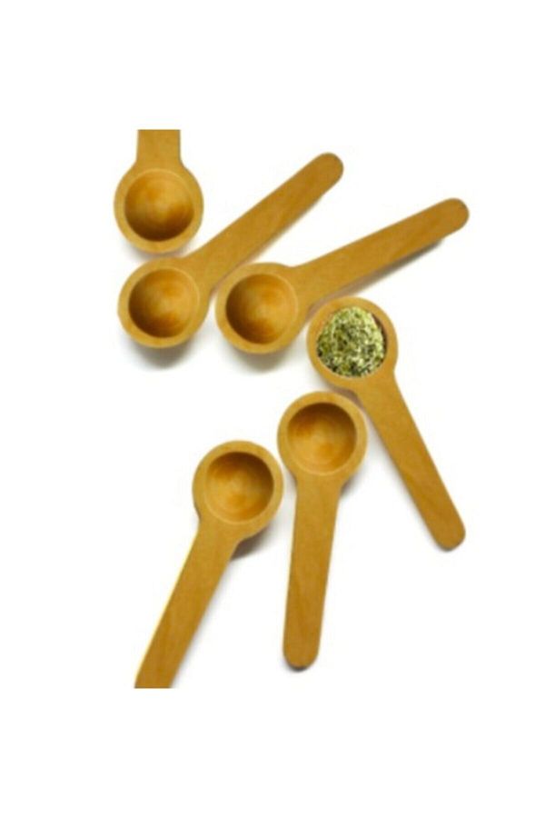 BALSA-6 قطع ملاعق خشبية صغيرة الحجم 1