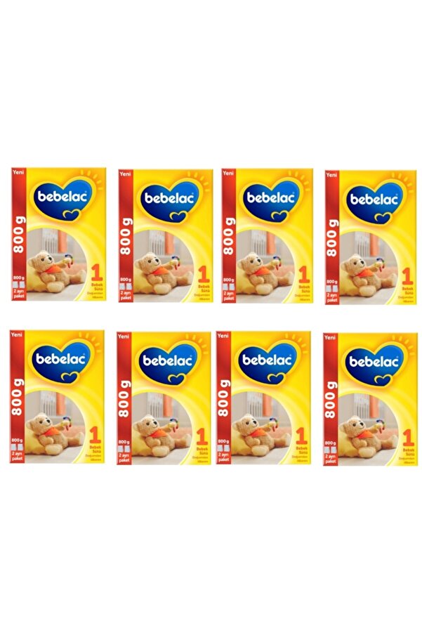 Bebelac 1 Numara Devam Sütü 800 Gr X 8 Adet
