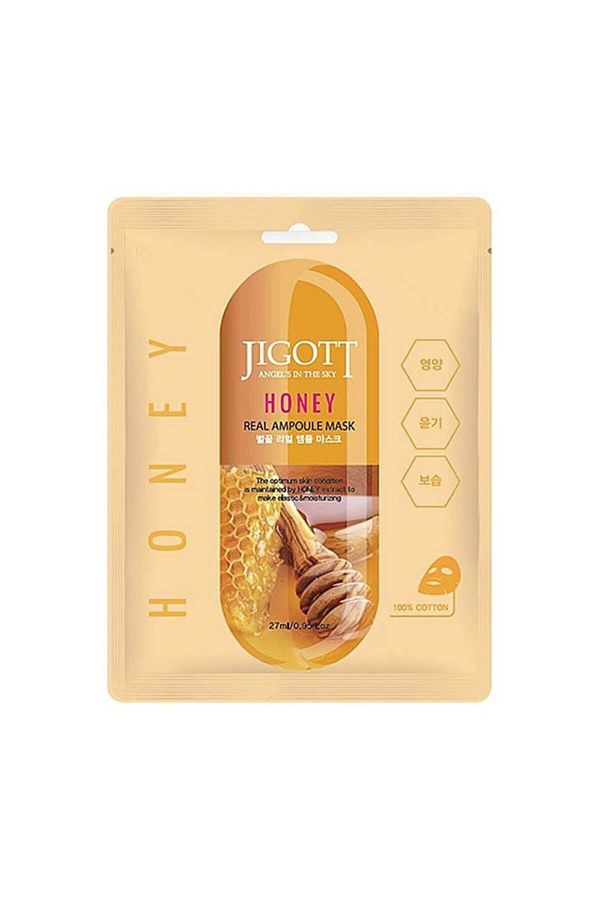 Jigott-Honey Smoothing, Moisturizing and Brightening Real Ampoule Mask 1