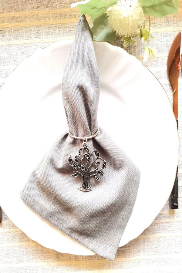 Emtory Home 6 Pieces Wish Tree Decorative Napkin Rings Trendyol