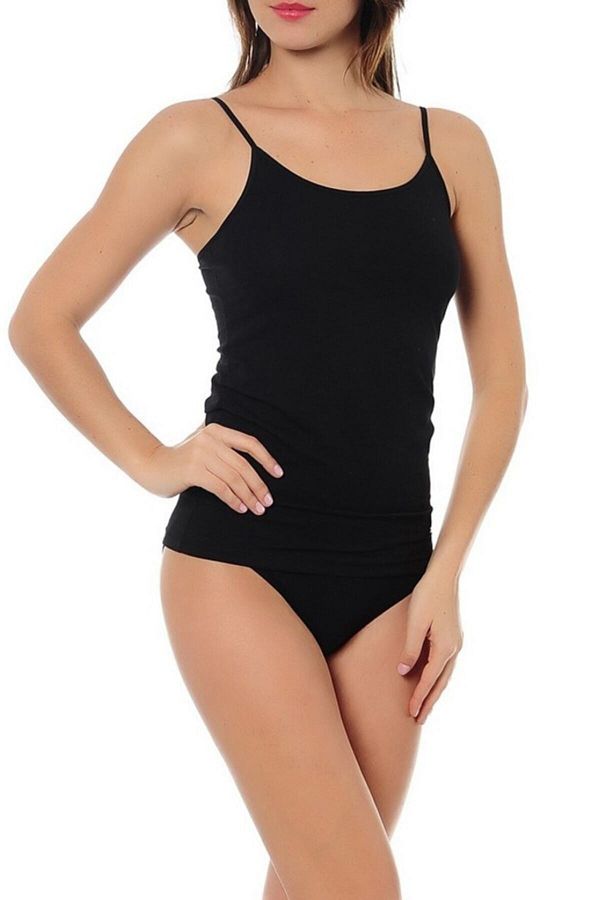 Kom-Women's Black Basic Top Athlete Ba0636201siya 1