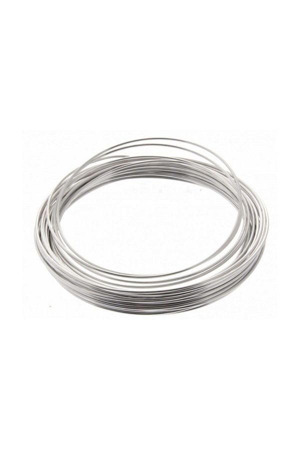 Dünya Magnet-5 Meters Aluminum Wire - 1mm Thick Experimental Hobby and Design Wire 1